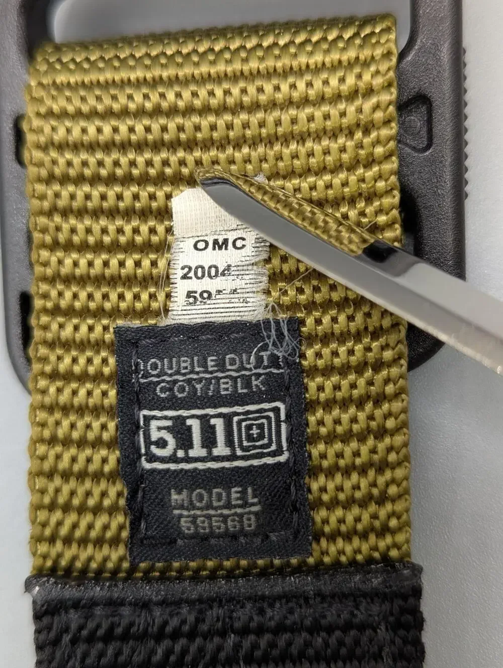 5.11 Tactical Double Duty Belt 59569 Mens M Vintage Coyote Reversible